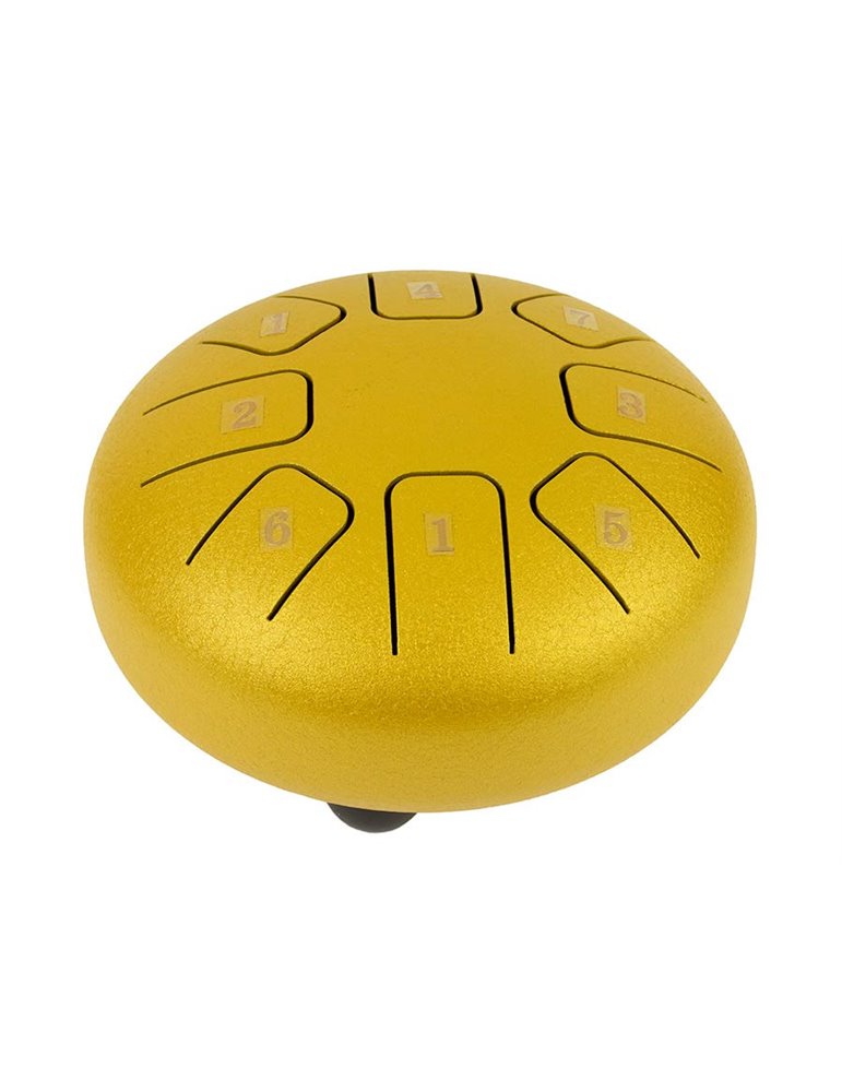 TONGUE DRUM HAYMAN DE 6” DO MAYOR 8 NOTAS DORADO