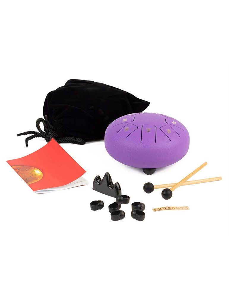 TONGUE DRUM HAYMAN DE 6” DO MAYOR 8 NOTAS MORADO