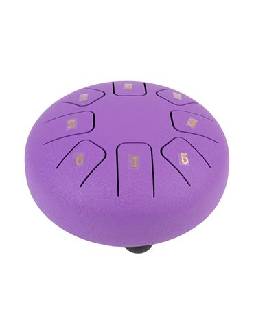 TONGUE DRUM HAYMAN DE 6” DO MAYOR 8 NOTAS MORADO 2