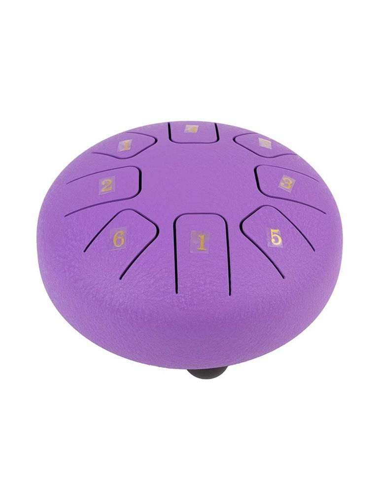 TONGUE DRUM HAYMAN DE 6” DO MAYOR 8 NOTAS MORADO
