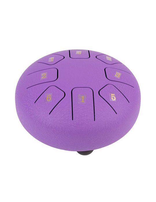 TONGUE DRUM HAYMAN DE 6” DO MAYOR 8 NOTAS MORADO