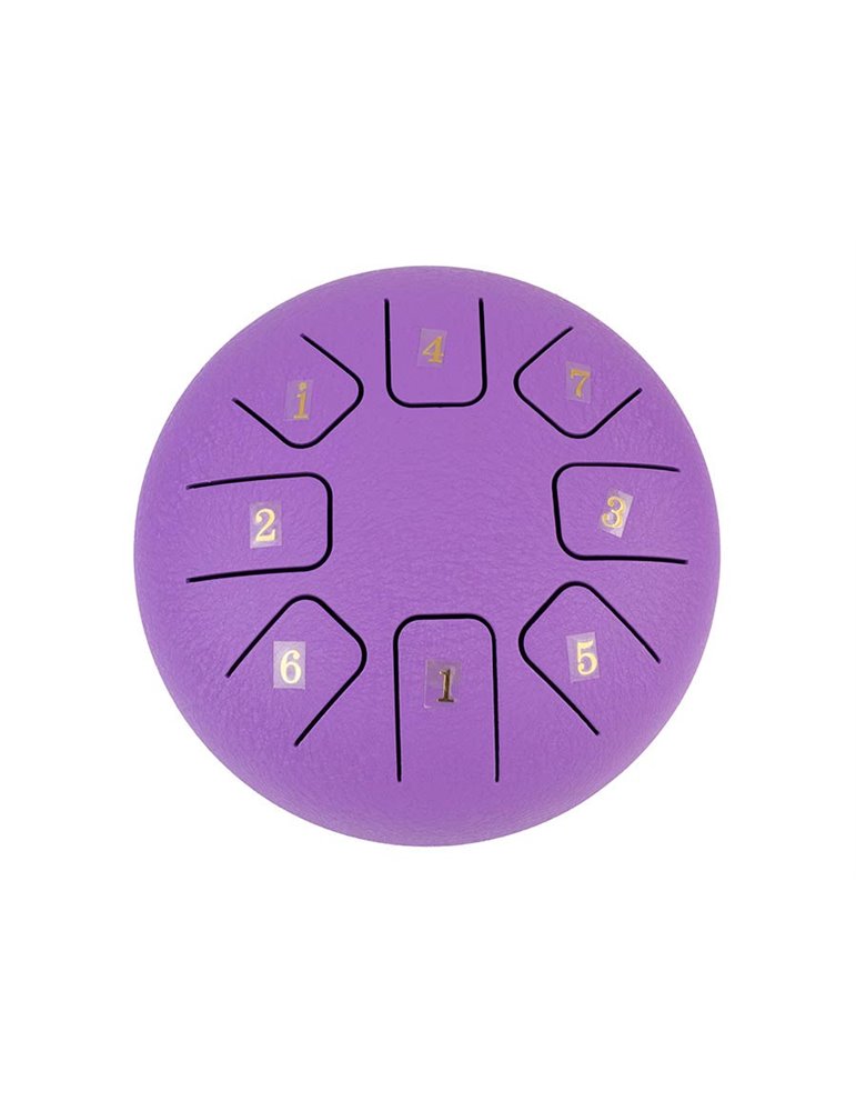TONGUE DRUM HAYMAN DE 6” DO MAYOR 8 NOTAS MORADO