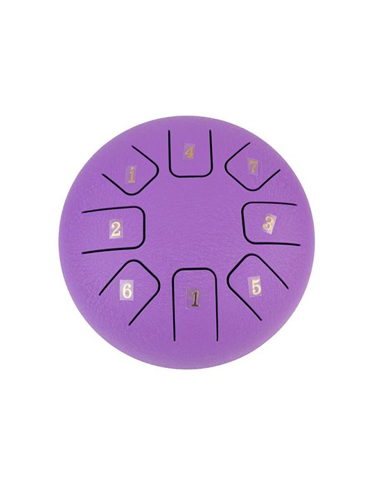 TONGUE DRUM HAYMAN DE 6” DO MAYOR 8 NOTAS MORADO