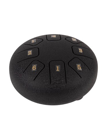 TONGUE DRUM HAYMAN DE 6” DO MAYOR 8 NOTAS NEGRO 2