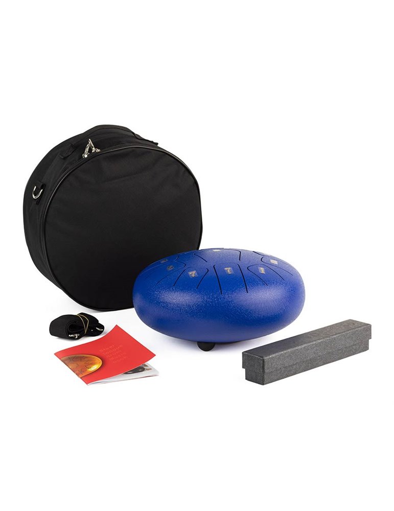 TONGUE DRUM HAYMAN DE 10” DO MAYOR 11 NOTAS AZUL