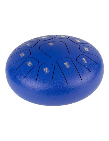 TONGUE DRUM HAYMAN DE 10” DO MAYOR 11 NOTAS AZUL 2