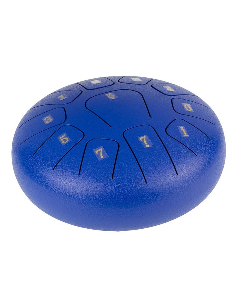TONGUE DRUM HAYMAN DE 10” DO MAYOR 11 NOTAS AZUL