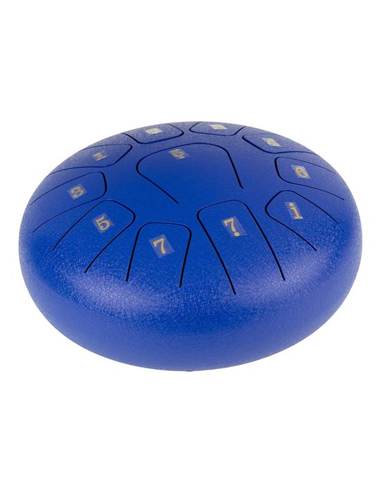TONGUE DRUM HAYMAN DE 10” DO MAYOR 11 NOTAS AZUL