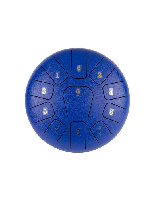 TONGUE DRUM HAYMAN DE 10” DO MAYOR 11 NOTAS AZUL