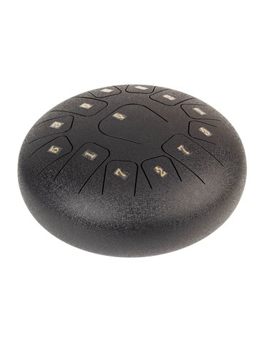 TONGUE DRUM HAYMAN DE 12” DO MAYOR 13 NOTAS NEGRO 2