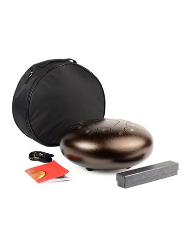 TONGUE DRUM HAYMAN DE 12” DO MAYOR 13 NOTAS MARRÓN