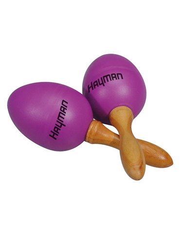 HUEVOS PLÁSTICO HAYMAN CON ASA PAR MORADO