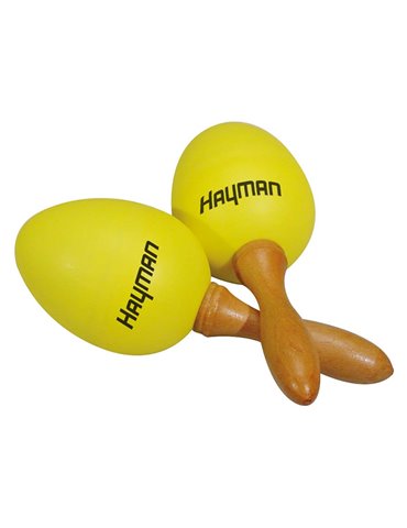 HUEVOS PLÁSTICO HAYMAN CON ASA PAR AMARILLO