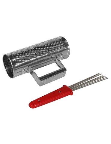 GÜIRO DE ACERO HAYMAN CON CEPILLO 3" x 8"