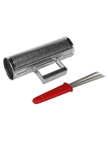 GÜIRO DE ACERO HAYMAN CON CEPILLO 3" x 10"