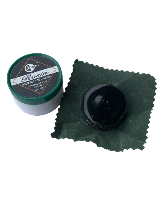 RESINA ROSIN PARA VIOLA-VIOLÍN-CHELO-CON PAÑO