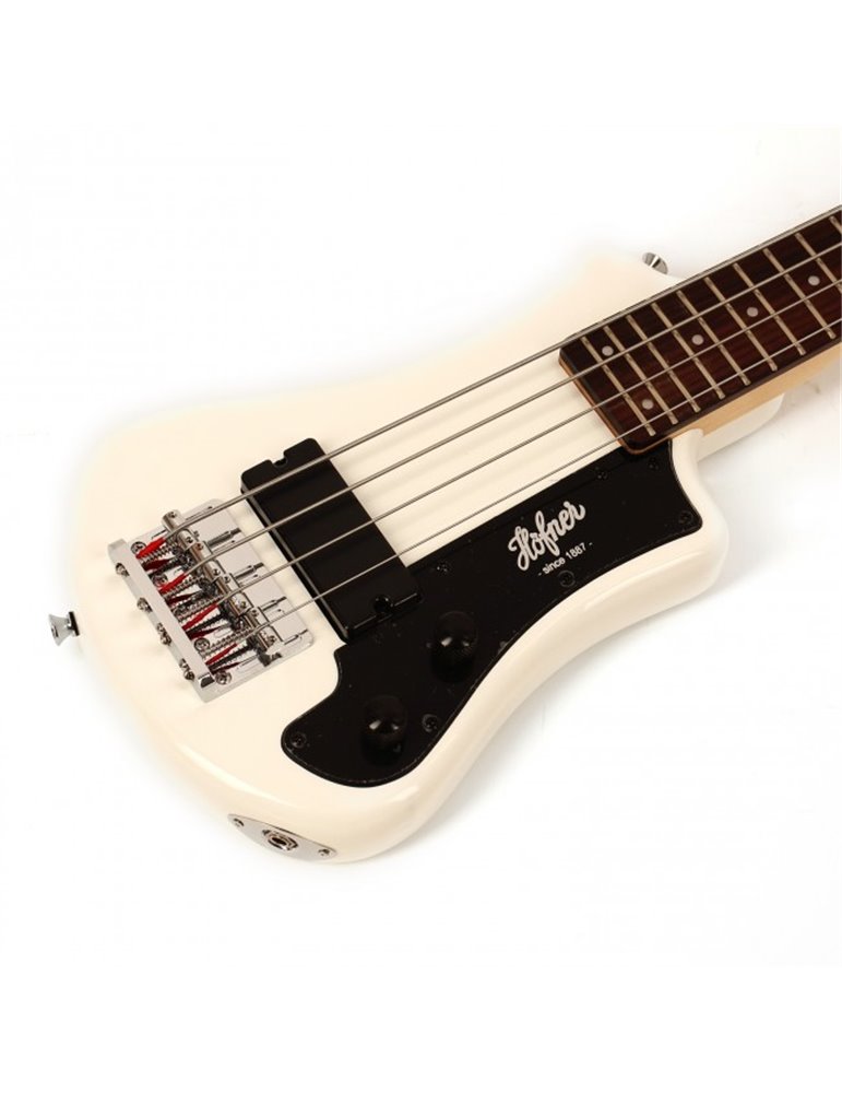 BAJO ELÉCTRICO HÖFNER SHORTY CT BLANCO