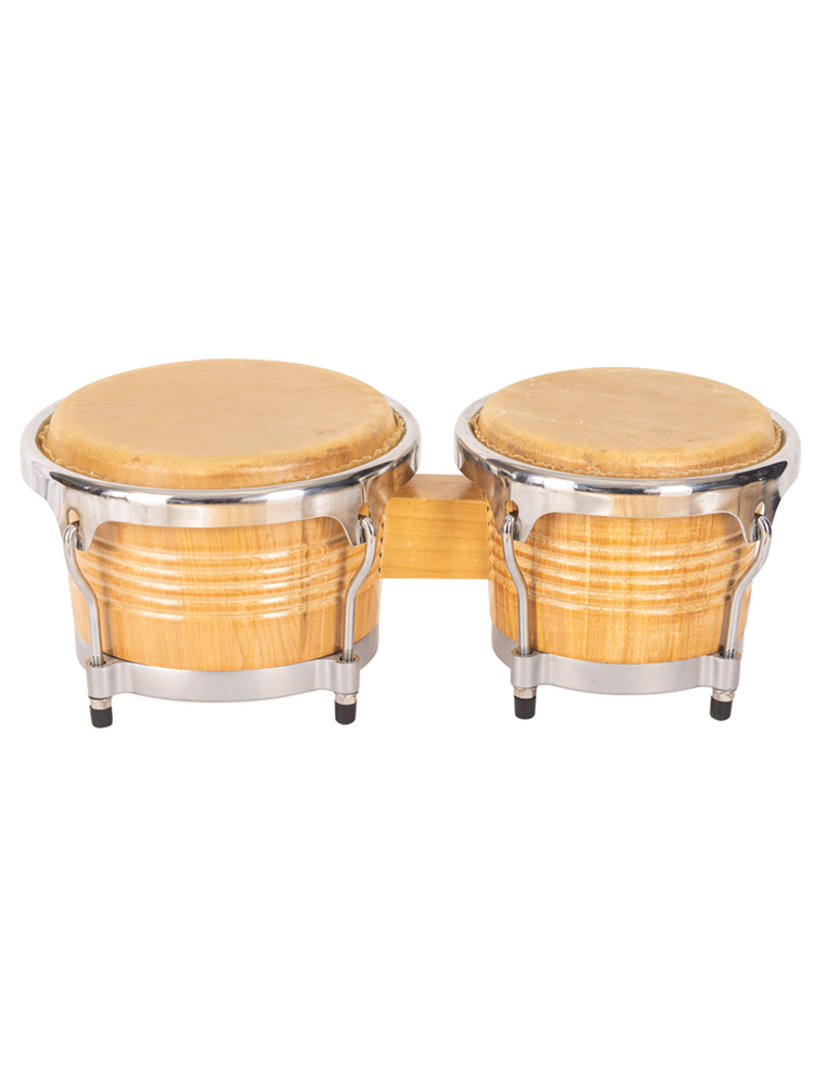 BONGO JINBAO CON PARCHES DE PIEL DE 7,5" x 8,5"