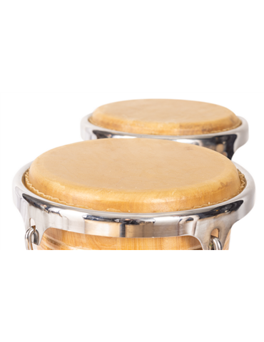 BONGO JINBAO CON PARCHES DE PIEL DE 7,5" x 8,5" 2