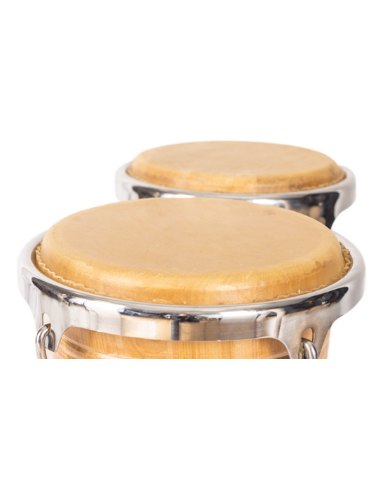 BONGO JINBAO CON PARCHES DE PIEL DE 7,5" x 8,5"