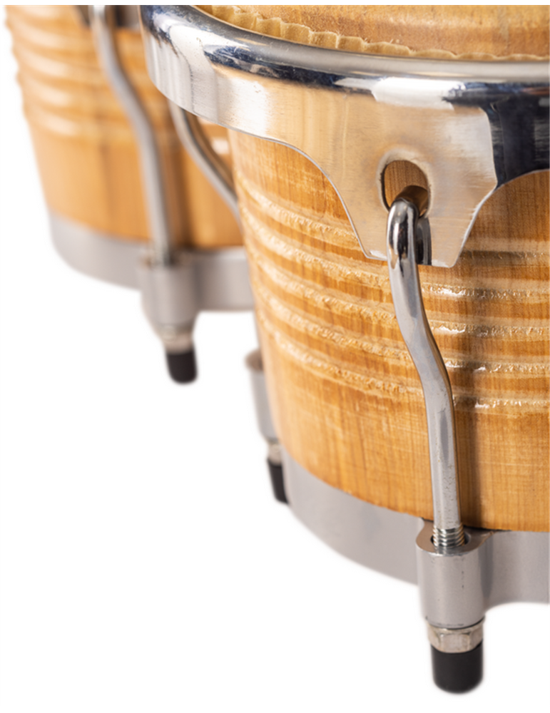 BONGO JINBAO CON PARCHES DE PIEL DE 7,5" x 8,5"