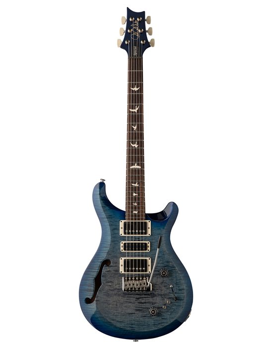 S2 SPECIAL SEMI HOLLOW FADED GRAY BLACK BLUE BURST