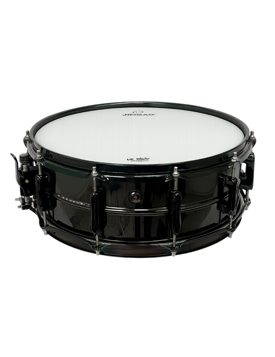 CAJA JINBAO 14" x 5.5" DE ACERO NIQUELADO NEGRO