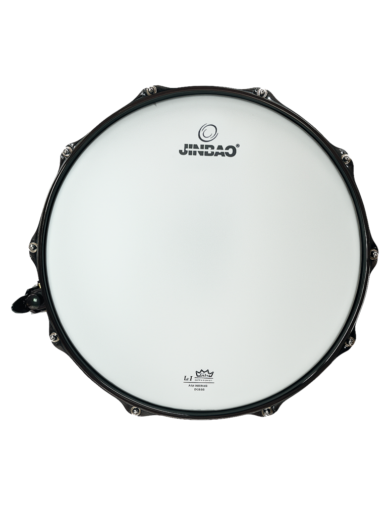 CAJA JINBAO 14" x 5.5" DE ACERO NIQUELADO NEGRO