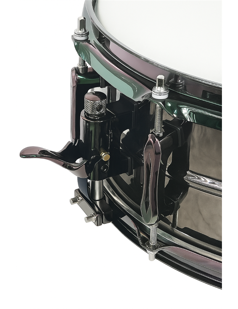 CAJA JINBAO 14" x 5.5" DE ACERO NIQUELADO NEGRO