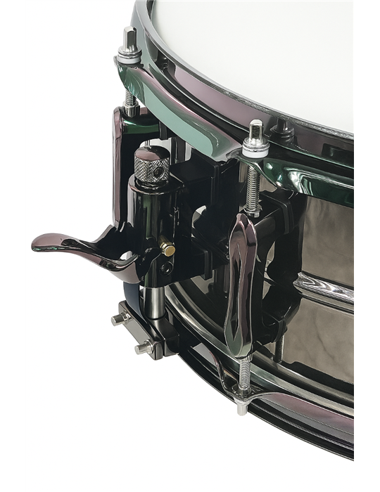 CAJA JINBAO 14" x 5.5" DE ACERO NIQUELADO NEGRO