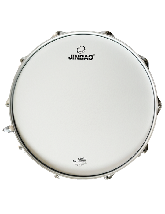 CAJA JINBAO 14" x 5.5" DE ACERO NIQUELADO PERLA