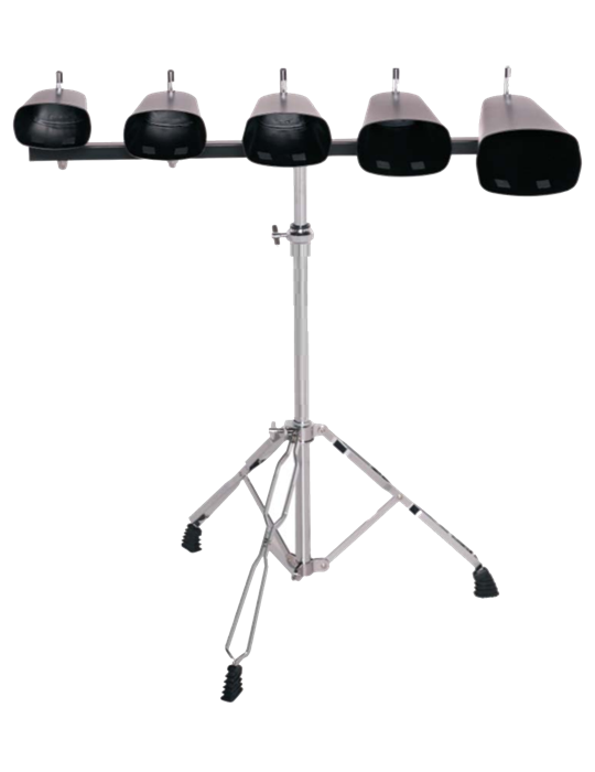 JUEGO DE 5 CENCERROS JINBAO METAL CON SOPORTE