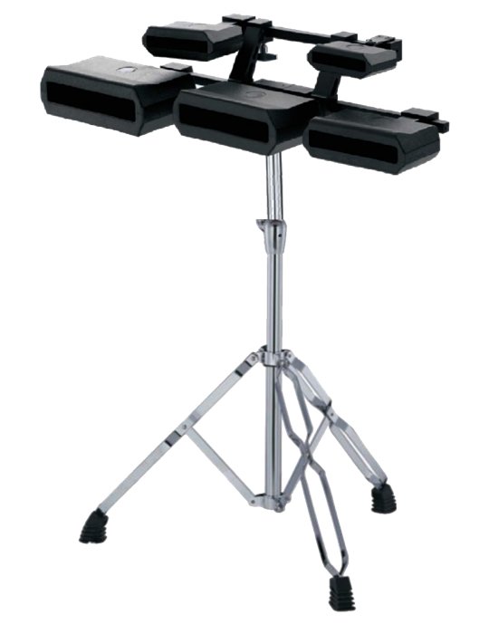 JUEGO DE 5 CENCERROS JINBAO METAL CON SOPORTE DOS NIVELES