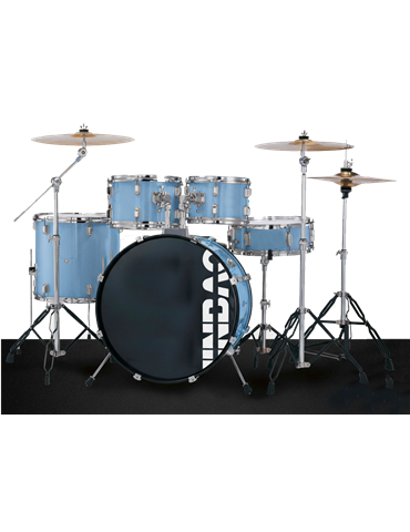 BATERÍA JINBAO BOMBO DE 20" AZUL