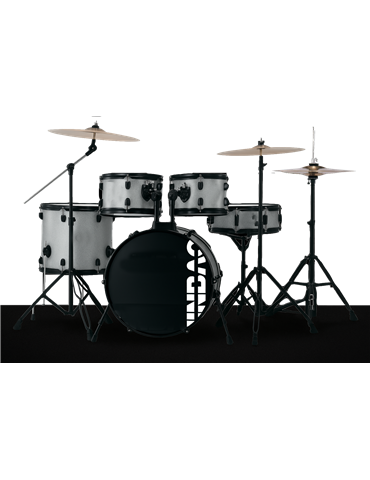 BATERÍA JINBAO BOMBO DE 18" GRIS CLARO