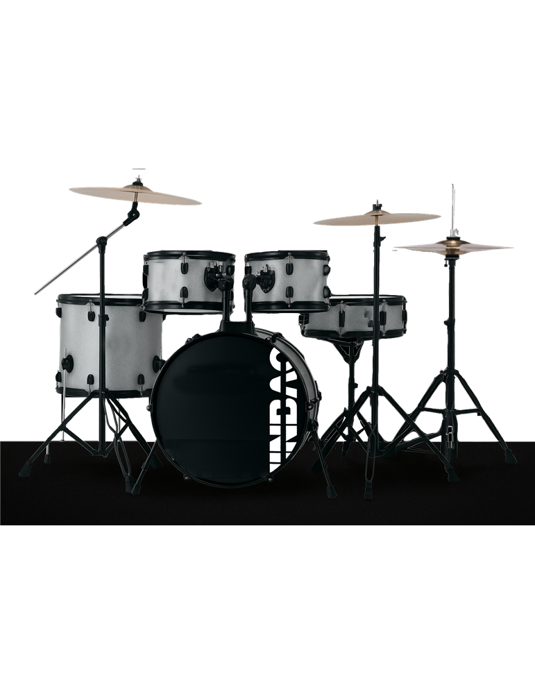 BATERÍA JINBAO BOMBO DE 18" GRIS CLARO