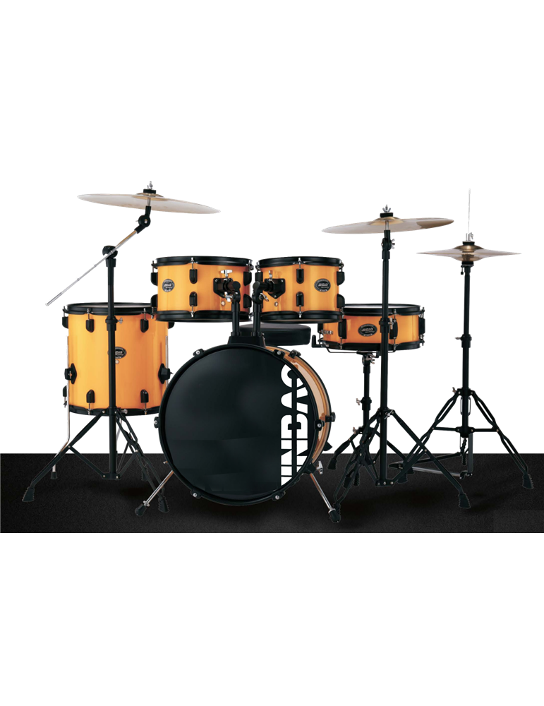 BATERÍA JINBAO BOMBO DE 18" AMARILLO