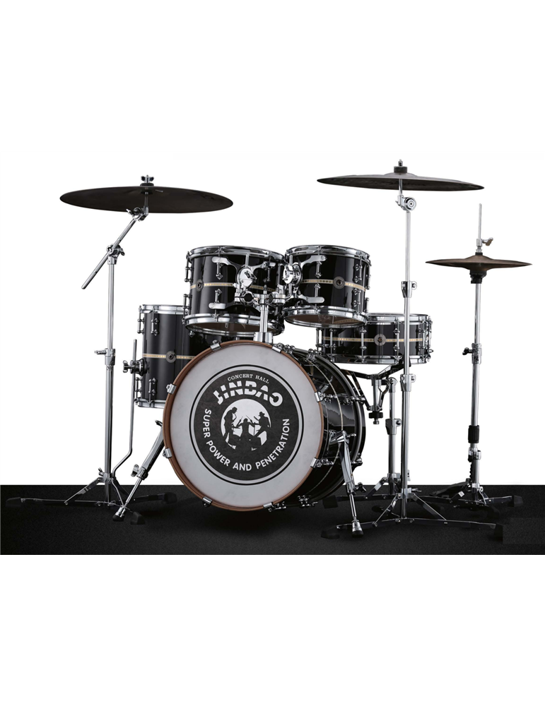 BATERÍA JINBAO FAN WU HEI BOMBO 20" NEGRO BRILLO