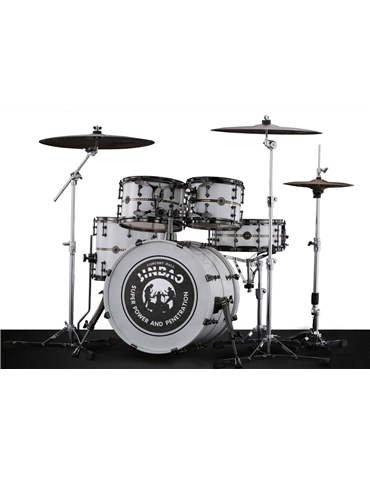 BATERÍA JINBAO FAN WU HEI BOMBO 20" BLANCA