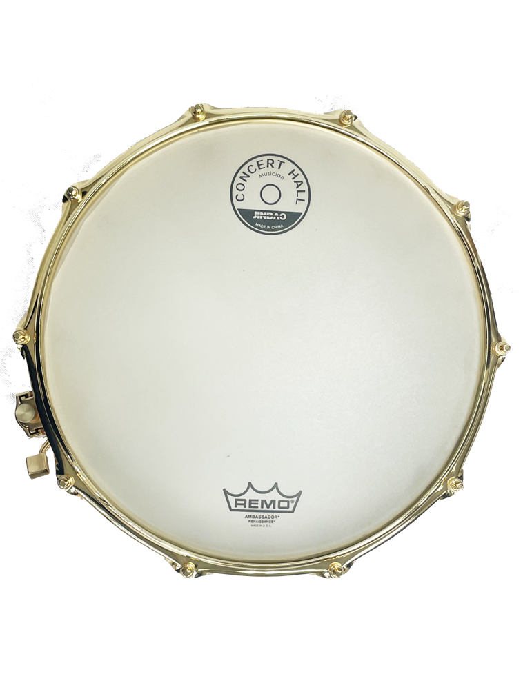 CAJA JINBAO 14" x 6" POP MADERA BLANCO LACADO/DORADO