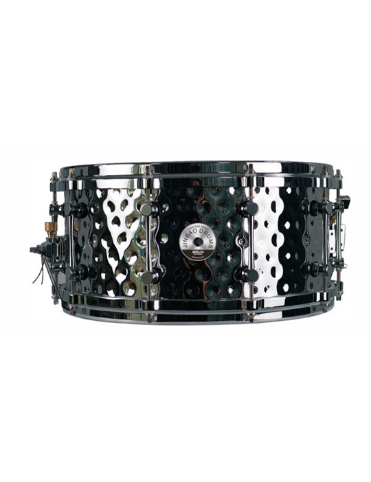 CAJA JINBAO 14" x 6.5" CROMADO MARTILLEADO