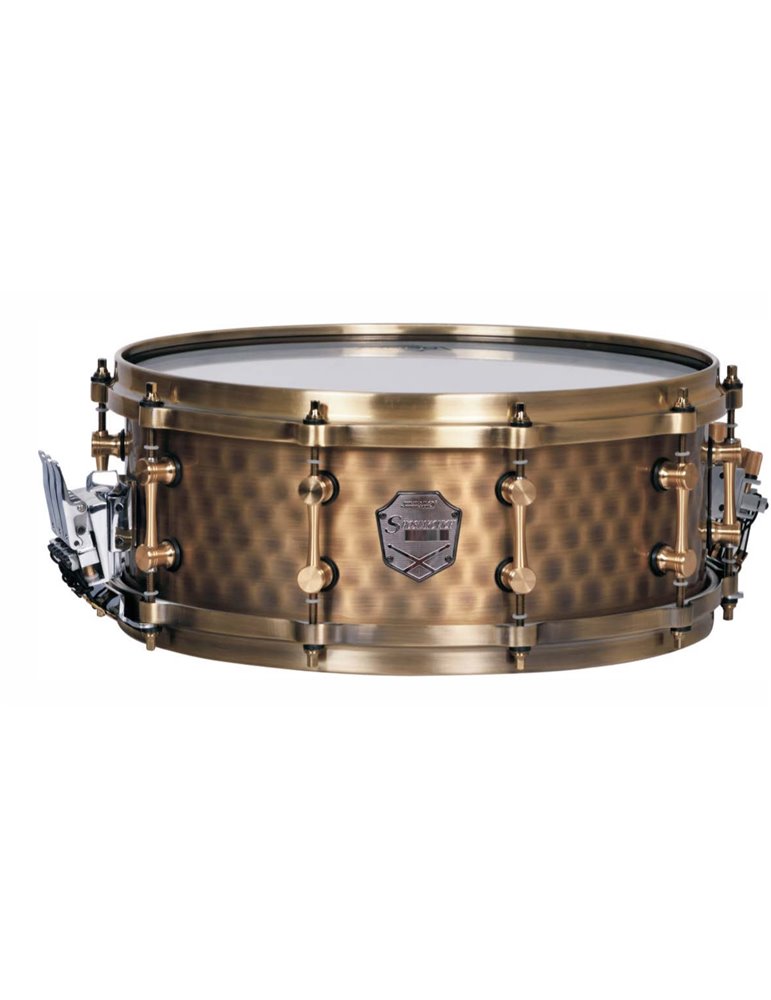 CAJA JINBAO 14" x 6.5" BRONCE MARTILLEADO