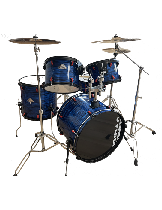 BATERÍA JINBAO BOMBO 22" AZUL