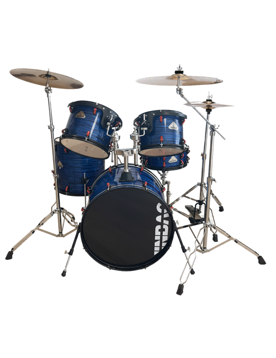 BATERÍA JINBAO BOMBO 22" AZUL