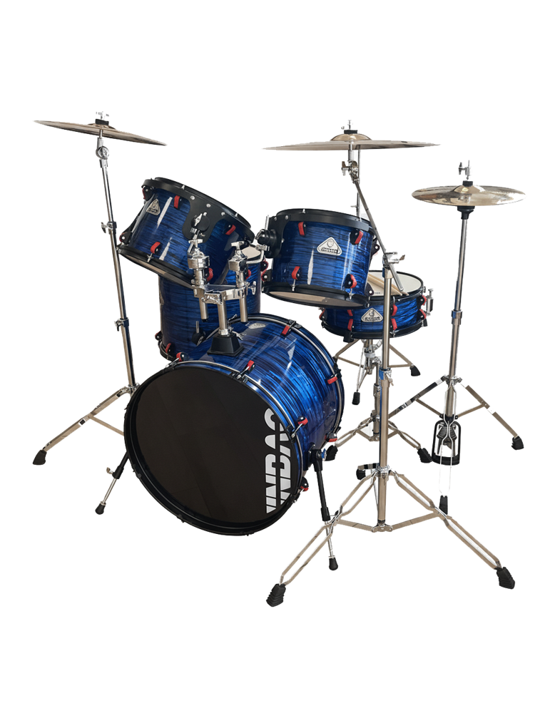 BATERÍA JINBAO BOMBO 22" AZUL