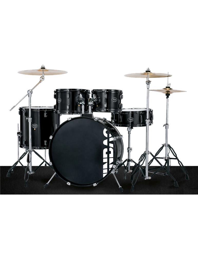 BATERÍA JINBAO BOMBO DE 20" NEGRO METALIZADO