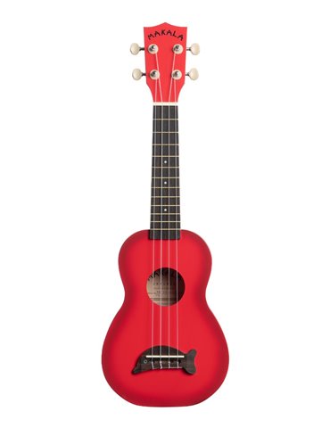 UKELELE SOPRANO MAKALA ROJO SOMBREADO SERIE DELFÍN