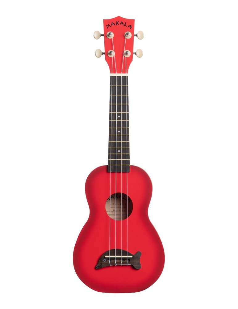 UKELELE SOPRANO MAKALA ROJO SOMBREADO SERIE DELFÍN