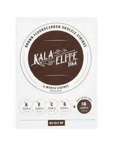 JUEGO DE CUERDAS KALA ELITE USA PARA UKELELE UBASS DE FLUOROCARBONO
