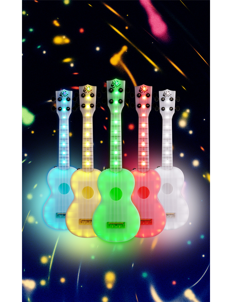 UKELELE SOPRANO LED 10 COLORS